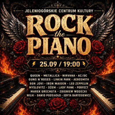 Plakat wydarzenia:  ROCK the PIANO 